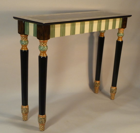 TWO-T-AT-TLHT-8-TURNEDLEGHALLTABLE8CUSTOMGREEN.JPG